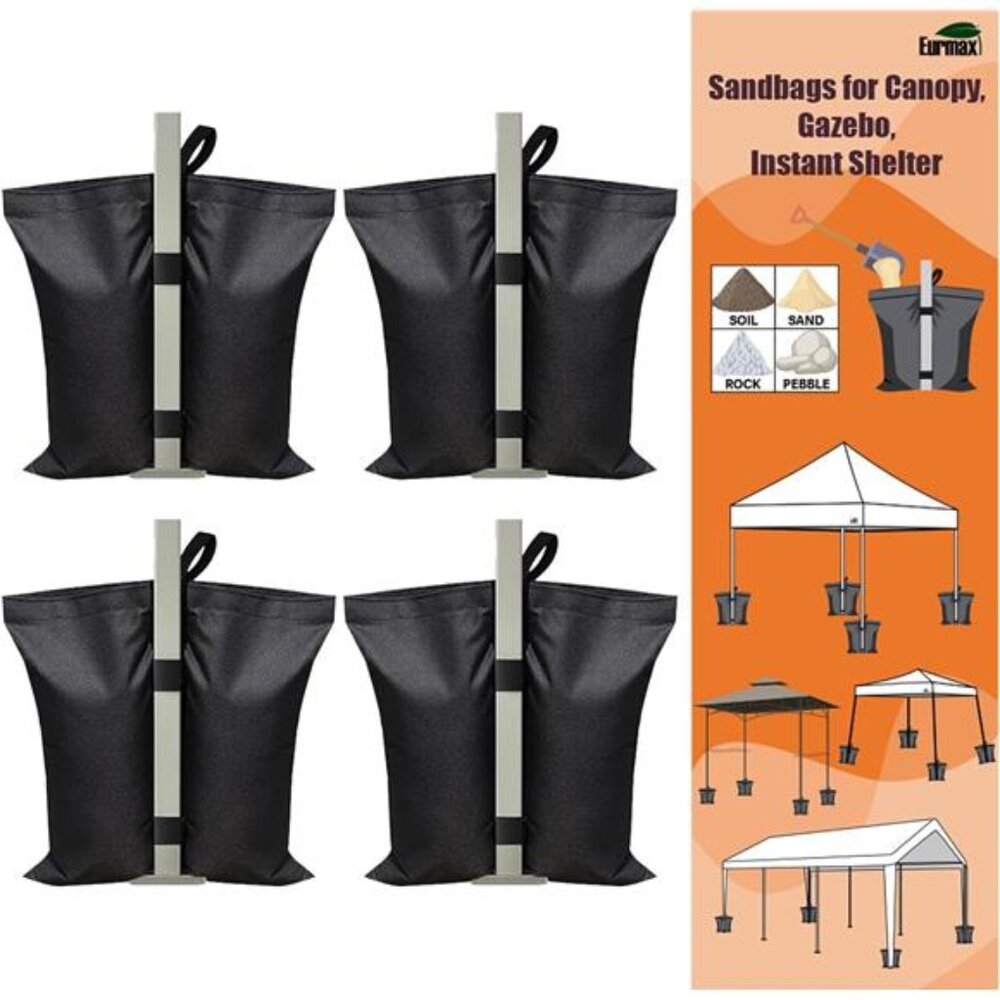 USA Sandbag Tent Weights Bags, for Patio Umbrella Base,Outdoor